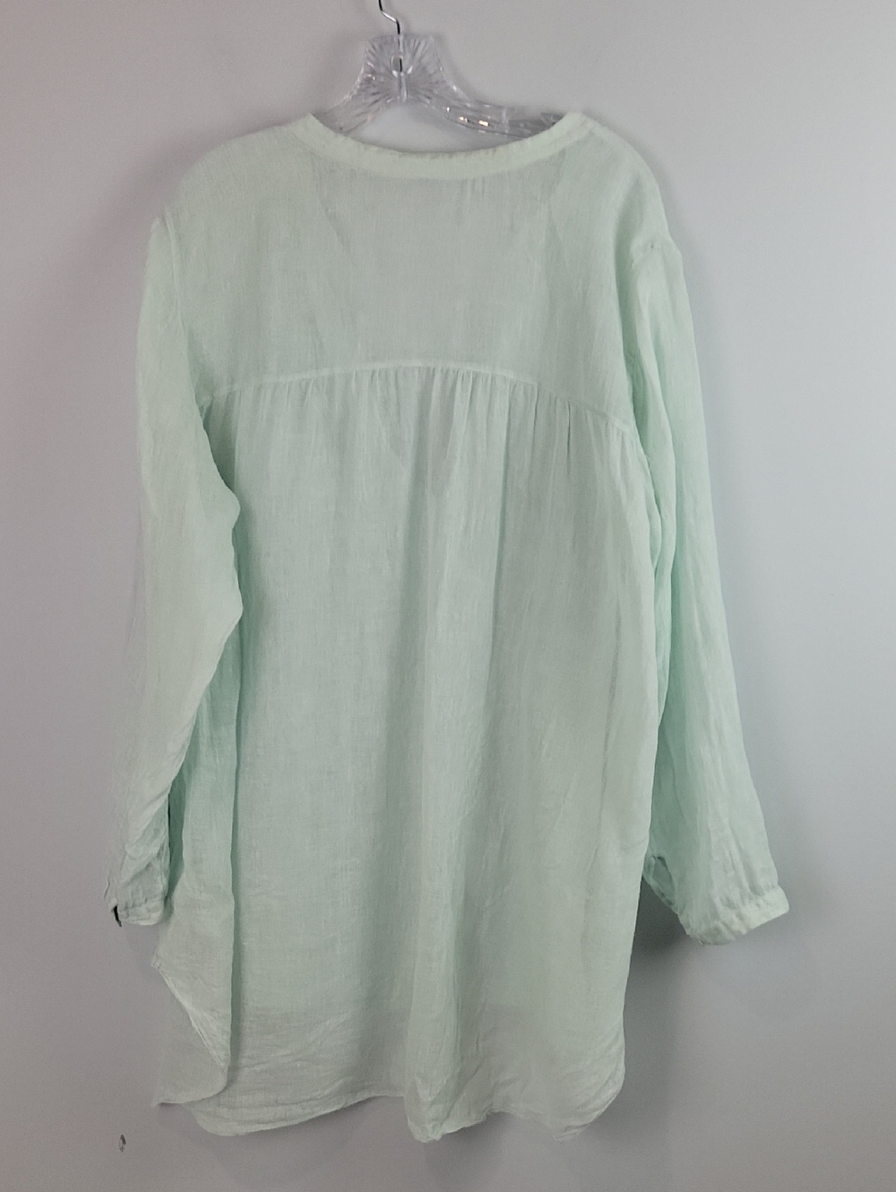 Eileen Fisher Aurora Linen hi Low blouse size 2X - Picture 4 of 5